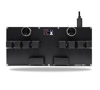 BTXETUEL SayoDevice CM51+ Tastiera a scatto rapido per OSU!、djmax... Gioco ritmico con interruttori lineari magnetici GATERON Hall con manopola Tastiera programmabile personalizzata (interruttori neri