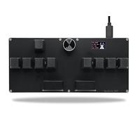 BTXETUEL SayoDevice CM51 Tastiera a scatto rapido per OSU!、djmax... Gioco ritmico con interruttori lineari magnetici GATERON Hall con manopola Tastiera programmabile personalizzata (interruttori neri