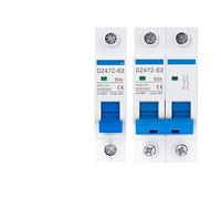 BTYKUYOO Interruttore Automatico DC DZ47 120 V 200 V 250 V 500 V Protezione della Carica Solare Interruttore Automatico di cortocircuito 6 A 10 A 16 A 25 A Interruttore rapido 1 pz(1p Dc250v,80A)