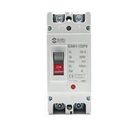 BTYKUYOO Interruttore Automatico in Scatola Stampata MCCB 2P DC 500V DC Solare, Interruttore di Protezione da sovraccarico for impianto fotovoltaico Solare PV 100A 125A(40a)