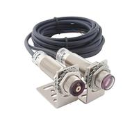 BTYKUYOO Interruttore fotoelettrico con contatore Laser M18 Impermeabile E3F-30C1/30L a infrarossi con Distanza di rilevamento di 30 m e sensore di Luce visibile con Staffa