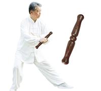 BTYQKZVPM Bastone da Kung Fu Tai Chi, Bastone Righello Tai Chi, Attrezzatura for Esercizi in Legno, 33x(4,7-5) cm, 1 pz.(33 * 4.7 cm)