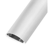 BTYQKZVPM Canalizzazioni per Cavi, Canalina for Cavi in Alluminio, semicircolare autoadesiva semicircolare for Copertura Cavi TV for Montaggio a Parete(4#)