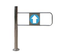 BTYQKZVPM Cancello a Battente unidirezionale, Cancello a Battente con Chiusura Automatica a 1 Via for Magazzino, Biblioteca e Bar, Argento, Diverse Dimensioni(Silver-Left,100x100cm/1 Set)