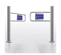 BTYQKZVPM Cancello a Battente unidirezionale, Cancello a Battente unidirezionale in Acciaio Inox Argento Larghezza 100-200 cm Controllo accessi(W 170cm (66 8/9"))