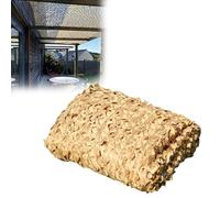 BTYQKZVPM Copertura per Auto in Rete Mimetica Parasole, Tessuto Mimetico Oxford Beige, Diverse Misure(4x11m)