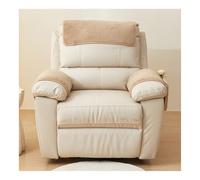 BTYQKZVPM copri braccioli per divani, Copri-bracciolo for divano con poggiatesta e tasche portaoggetti in pile Sherpa(Camel,3 Seater-5 Pcs)