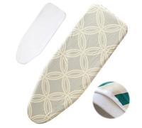 BTYQKZVPM Copriasse da stiro imbottito resistente, Fodera di ricambio for asse da stiro in tela di cotone 91x33 cm (36x13 pollici)(H Canvas)
