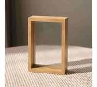 BTYQKZVPM Cornice per Foto Decorazioni per la casa e Le pare Cornice for Cartoline in Legno con Doppio Vetro Formato A4, Design Galleggiante(Wood Color,Rectangle 12 Inches)