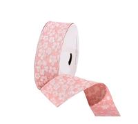 BTYQKZVPM Decorazioni per Torte Arcobaleno, Nastro 25mm/40mm 20 Iarde Multicolore(Pink,25mm-20yards)
