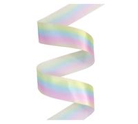 BTYQKZVPM Decorazioni per Torte Arcobaleno, Nastro di Raso Multicolore da 38 mm, Varie Misure(Color2,50Yards)