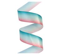 BTYQKZVPM Decorazioni per Torte Arcobaleno, Nastro di Raso Multicolore da 38 mm, Varie Misure(Color5,10Yards)