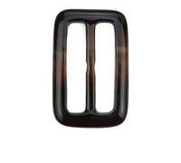 BTYQKZVPM Fibbie con Clip in Resina, Confezione da 10 Fermagli for Sciarpa e Maglietta con Fibbia Quadrata Rotonda in Resina Multicolore 3-5 cm for Donna(Deep Coffee,Inner 4cm 10pcs)