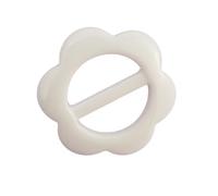 BTYQKZVPM Fibbie con Clip in Resina, Confezione da 10 Fibbie in Resina a Forma di Fiore for Sciarpe e Magliette Donna, Multicolore, 25 mm 30(6,Inner 30mm 10pcs)