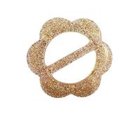 BTYQKZVPM Fibbie con Clip in Resina, Confezione da 10 Fibbie in Resina a Forma di Fiore for Sciarpe e Magliette Donna, Multicolore, 25 mm 30(8,Inner 30mm 10pcs)