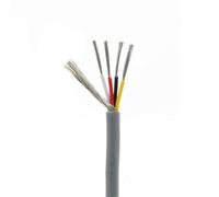 BTYQKZVPM Filo di Rame stagnato in PVC, 10M 2/3/4 Cores Multi-Core stagnato Cavo schermato in Rame 28AWG 26AWG 24AWG 22AWG Connettore di Estensione del Cavo Dati(3 Cores 30 AWG)