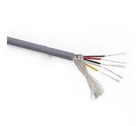 BTYQKZVPM Filo di Rame stagnato in PVC, Cavo Audio schermato UL2547 da 2-8 Core, 10 m, 30, 28, 26, 24, 22, 20, connettore di Estensione Grigio AWG 18(26 AWG x 10 Meters 5Cores)