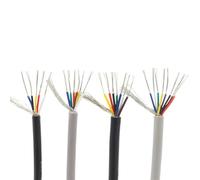 BTYQKZVPM Filo di Rame stagnato in PVC, Cavo for Cuffie a 2 3 4 5 6 7 Core 10 m Cavo di Segnale schermato UL2547 Cavo in Rame 30/28/26/24/22 AWG(30AWG 8Cores)