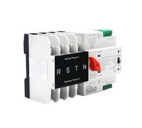 BTYQKZVPM Interruttore Inverter Solare, Interruttore Scatola Interruttore di trasferimento Automatico Manuale a Doppia Alimentazione ATS 100A 110V/220V/380V 2P/4P Montato su Guida(220v,4P)