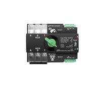 BTYQKZVPM Interruttore Inverter Solare, Interruttore Scatola Interruttore di trasferimento Automatico DIN Rail Doppia Alimentazione Amperaggi Multipli 2P/3P/4P 220V-230V(125a,2P L N 220V-230V)