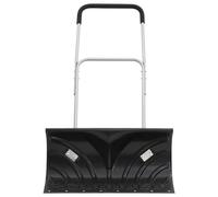 BTYQKZVPM Pala per Foglie/Lama da Neve, Spingineve in Acciaio con Manico allungabile, Testa a V e Ruote Multicolori, Dimensioni Multiple(66 cm)