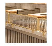 BTYQKZVPM Paravento per Sala da Pranzo, Divisori for Zona Pranzo Divisorio in Ferro Vetro Rigato 30x50-120 cm