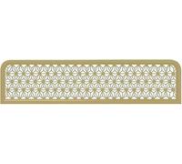 BTYQKZVPM Paravento per Sala da Pranzo, Divisorio divisorio da Tavolo, Pannello for Privacy, Colore Oro, Nero Traforato, Decorazione del Ristorante | Gold,B-100x30cm/39.4x11.8in