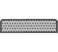 BTYQKZVPM Paravento per Sala da Pranzo, Divisorio divisorio da Tavolo, Pannello for Privacy, Colore Oro, Nero Traforato, Decorazione del Ristorante | Black,B-100x30cm/39.4x11.8in