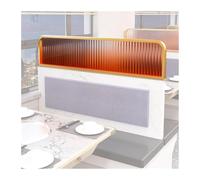 BTYQKZVPM Paravento per Sala da Pranzo, Divisorio divisorio for Ristorante Desktop Recinzione Bassa in Vetro Dorato