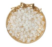 BTYQKZVPM Perline di Perle finte Tinte, Perline distanziatrici in Vetro craquelé da 8 mm Multicolore, 50/100 Pezzi, for la creazione di Gioielli Fai Te(White,100pcs)