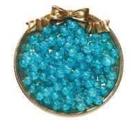 BTYQKZVPM Perline di Perle finte Tinte, Perline distanziatrici in Vetro craquelé da 8 mm Multicolore, 50/100 Pezzi, for la creazione di Gioielli Fai Te(Dark Blue,100pcs)