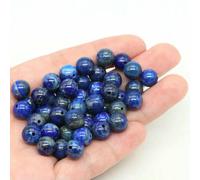BTYQKZVPM Perline di Perle finte Tinte, Perline Rotonde sfuse in Pietra Naturale di Lava vulcanica Multicolore da 4-10 mm for la creazione Gioielli Fai Te(Lapis Lazuli,8mm-45-46pcs)