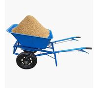 BTYQKZVPM Regali per la festa del papà carriola, carriola a Carro, carriola agricola a 2 ruote, carrello da giardino con benna ribaltabile