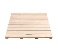BTYQKZVPM Tappetino da Bagno in Legno, Tappetino da Bagno in Legno massello con Maniglia e Design a doghe, Diverse Misure(40x65cm/16x26in)