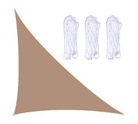 BTYQKZVPM Tenda da Giardino/terrazzo, Protezione Vela Parasole Triangolo rettangolo Multicolore(Brown,4X4X5.7m)