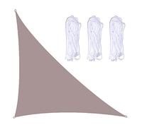 BTYQKZVPM Tenda da Giardino/terrazzo, Protezione Vela Parasole Triangolo rettangolo Multicolore(Khaki,3X3X4.3 M)