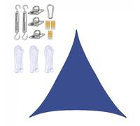 BTYQKZVPM Tenda da Giardino/terrazzo, Vela Parasole a Triangolo con Kit di Fissaggio Multicolore(Dark Blue,3 * 3 * 3 M)