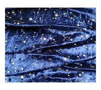 Bu 100 × 14 0 Cm Tessuto Abbronzante Stella Diamante In Velluto Oro For Abbigliamento Forza Elastica Sottile Fai Da Te Patchwork In Flanella Fatta A Mano Trapunta ( Color : Blue , Size : 50cmX140cm )
