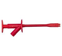 BU-21434-2 Pinza Coccodrillo - 10A Rosso 1kV 155mm 4mm Presa Banana ELE