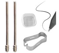 Buaak 2 punte S Pen in lega di titanio, compatibili con Samsung S9Ultra/9FE, compatibili con punte Samsung S Pen con clip e piccolo contenitore