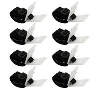 Buaak Set di 8 rulli per piscina, avvolgitore, pellicola solare, accessori per tende da sole, telo per piscina, nastri di fissaggio e clip e fibbie per piscina o pellicola solare