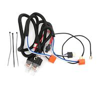 Buachois 2 Fari H4 Fari Cablaggio di Conversione, Cablaggio Relè Faro H4 Kit Cavo Impermeabile per Illuminante per Fari DC 12V, per la Motocicletta Luci di Guida Lampade Ausiliarie di Lavoro