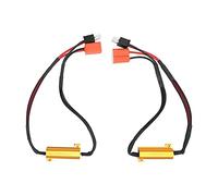 Buachois 2 Pezzi Resistore di Carico LED, H7 50W 12-15V LED Fendinebbia Decodificatore Senza Errori, Faro Auto Anti Sfarfallio Cancellatore Per Modifica Auto