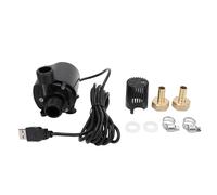 Buachois Micro Submersible Water Pump with Liquid Circulation Adjustment Function,QR90A DC 5V 4W IP68 Brushless Fountain Pond Pump with 500L H 180cm Lift for Fish Tank Aquarium