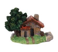 Buachois Miniature della casa, Landscape House Figurine Resin Village Ornament Decorazione Bonsai per Il Giardinaggio Domestico (2)