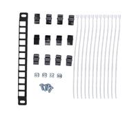 Buachois Pannello di Permutazione CAT6 12 Porte 0.5U Montaggio su Rack con 12 Coupler per Armadio 10 Pollici