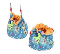 Buachois PARO NESSO, Hammock morbido peluche calda sicuro spazio portatile risparmio portatile facile portata inverno calda pappagallo casa per pappagalli per budgie parrocchetto