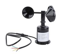 Buachois Sensore di velocità del Vento,Sensore Di Velocità Del Con Cavo da 0,8m Sensore Anemometro Ad Alta Precisione a 3 Lame Sensore di Velocità Del DC 5V Per Stazione