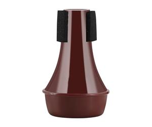 Buachois Sordina per Tromba Pratica Silenziatore, Riduttore Volume ABS Spugna Morbida per Principianti Esercizio Quotidiano Performance Strumento Musicale (Marrone)