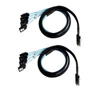 BUAGOUWZ 2X Mini SAS 36 Pin (SFF-8087) Un 4 7 Pin Femmina, Mini SAS Host/Controller Un 4 Target